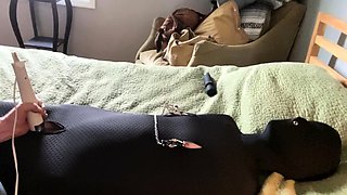 Blonde amateur MILF pov toys fingering shaved cunt