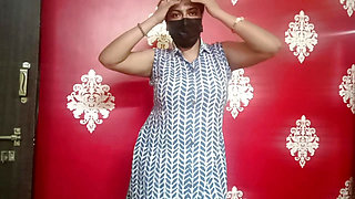 Indian Big Tits Mom Lavisha from Village in traditional dress- Caught Fingering Hairy Pussy and Big boobs