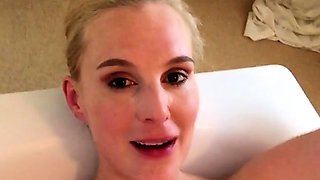 British blonde milf Jane Bond solo masturbation