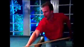 Brunette Teen Gets Fucked on Pool Table - Big Dick Brandon Iron Pounds Temptress