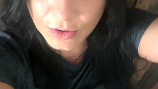 Beautiful MilfyCalla with hungry pussy pee in the toilet, pissing close up