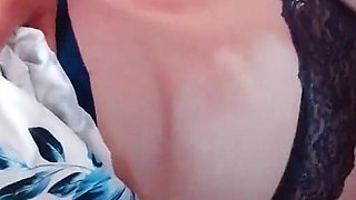 Naughty Stepmom Caught in the Kitchen - Big Tits Shaking and Moaning Loud During Hard Fuck