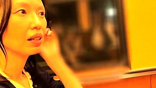 Amateur Asian College Teen Gives Blowjob