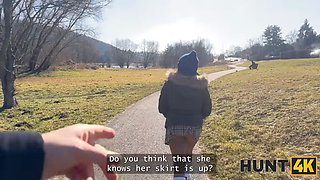 Hunt4k. such a supreme fuck for cash in the car