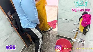 Bhabhi Caught Me Jerking off with Her Bra and Panties