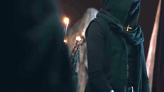 Mind Control And Amirah Adara - Cosplay Lesbian Vampire Sex - Bdsm Leather Girls In Lezdom Sub Dom Play Pussy Eating Session