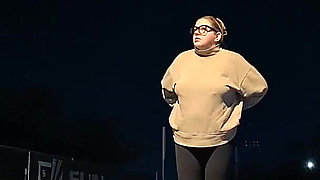 Thick BBW Wife Public Sex on a Chilly Morning! Badblondiemonroe