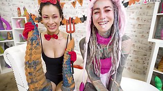 Girls Are Having Halloween Anal Hell Fun - Anuskatzz With Anuskatzz Stacy Bloom