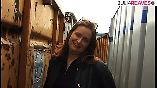 German Party Night: Hot Blonde Gets Hard Fucked Outdoor