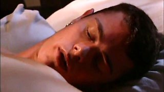 Attractive mantrap's long hair scene