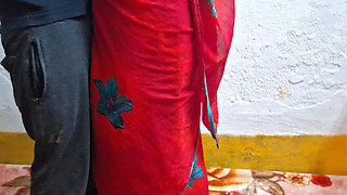 Red Saree Sister in Law Fuck by Brother in Law