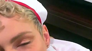 Big cock EXGF interracial busty geek coed blowjob