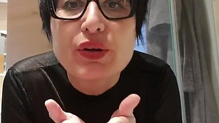 Julie Squirts in the Bathroom