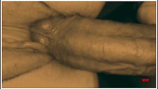 Wet Pussy Fucked Doggystyle Seen From Below