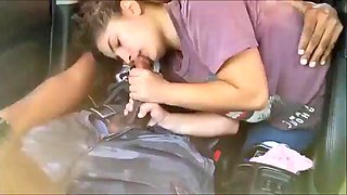 White girls blowjob
