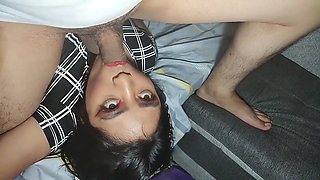 Unfaithful Wife Records a Porn Video with the Neighbor Eating the Cum From Her Ass