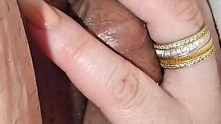 Step mom handjob step son dick without condom