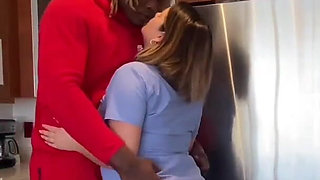 Nurse Dani Gets Cream Pied Before Work