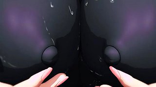 Vice Presidents latex catsuit 3D animation