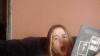 Trying to read while using my vibrator