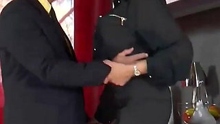 Horny secretary banged hard