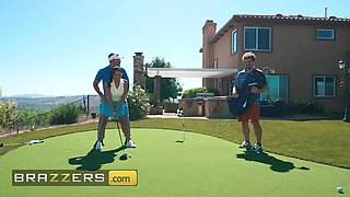 Golf Lesson Turns Naughty for Luna Star Behind Her Husband’s Back