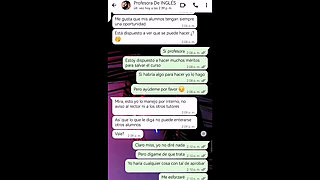 Hot Chat with My Teacher to Pass Her Course - Nati Sweet - Natasha Caseros