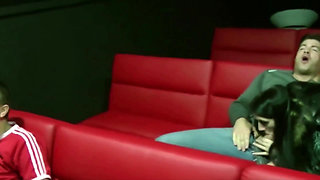 This French Babe Got Big Load of Cum in Cinema