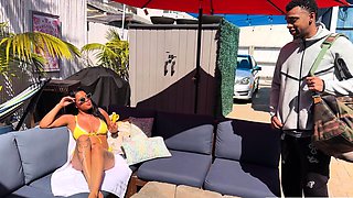 Cheating with my dads hot girlfriend