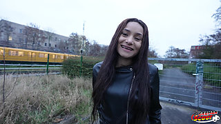 German Scout - Big Natural Saggy Tits Latina Teen 18 Agatha Santos at First Time Porn Casting