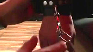 Dominaties humiliates, hand in ass ,dildo in pussy