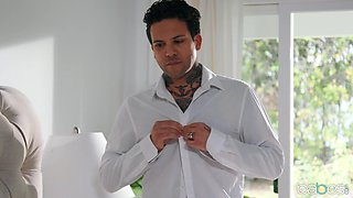 Tempting MILF beauty horny sex clip