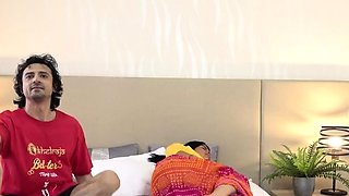 Big Boobs Hot Desi Bhabhi shares Bed to get Fucked by Devar