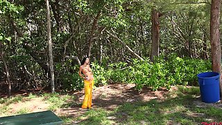 Mature brunette wife sucking her hubby's cock - Tabitha Stevens