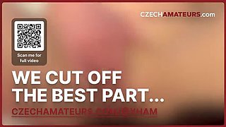 Amateur Czech Wife Takes Rough Anal and Huge Cumshot in Doggy Style