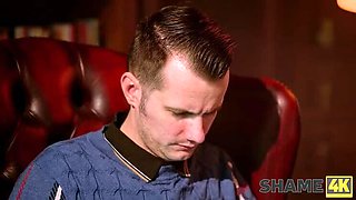 Hot Brunette MILF Xenia Gets Caught Fucking Young British Stud in HD