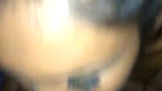 Pierina inhales a boner with a rubber