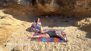 Foot Worship on the Beach. Summer Holiday in South Africa Part 2