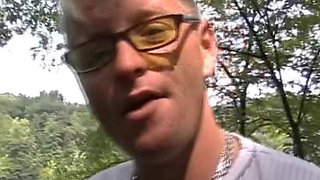 Two Cute German Babes Playing Together in Outdoor Session