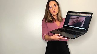 Upskirt babe dirty commeting small dicks