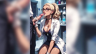 Teen Office Blowjob Cum