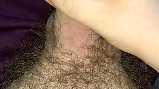 Masturbating my cock for 2 minutes. Edging