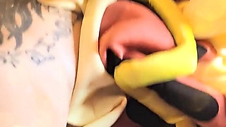 Time for the Reindeer Rear Games Shes Cumming Going Insane