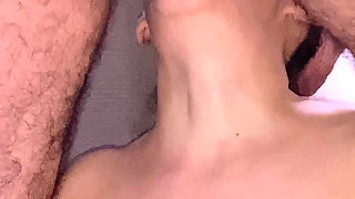 No Mercy Face Fuck MILF Held Down and Throat Railed