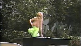 Blonde With Natural Big Boobs Loves Putting A Toy In Her