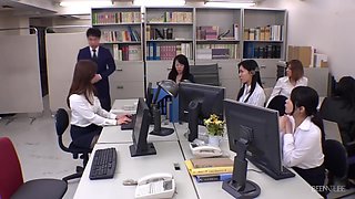 Japanese Group Sex In Office