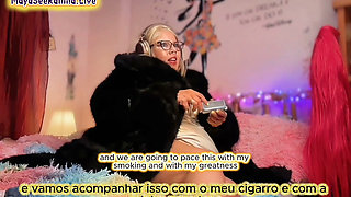 Steaming Hot JOI with Brazilian MILF BBW Goddess in Gold