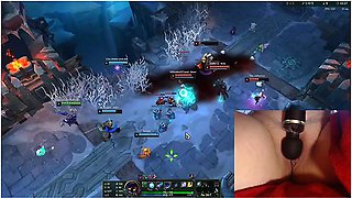 Omg! Playing With My Vibrator On The Highest Setting! League Of Legends #9 Luna - Gamer Girl
