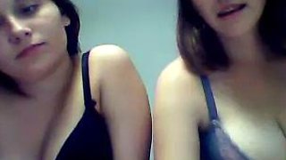 Lesbian big boobed ebony babes
