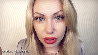 Mesmerizing ASMR encouragement to stroke and smoke with orgasm denial!